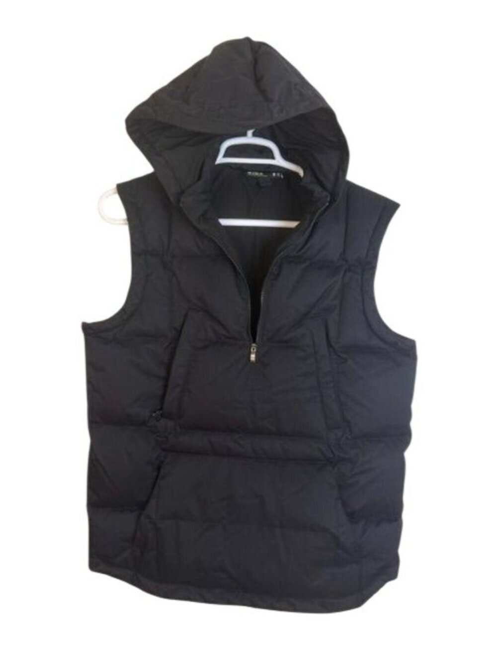 Down Vest Water Resistant Under Armour Full Zip Loose Fit 1/4 Zip Black Medium